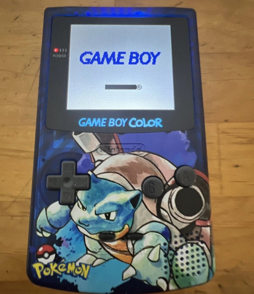 Nintendo Gameboy color Blastoise, Blastoise Shell personalizado