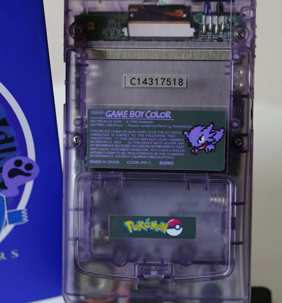 Nintendo Gameboy Color Haunter Gengar Custom Shell