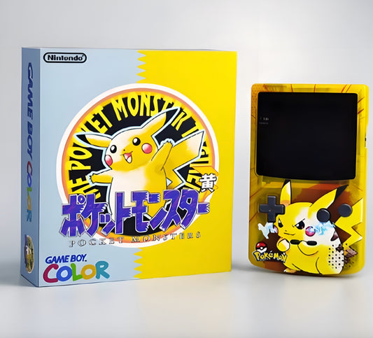 Nintendo Gameboy Color Pikachu Custom Shell