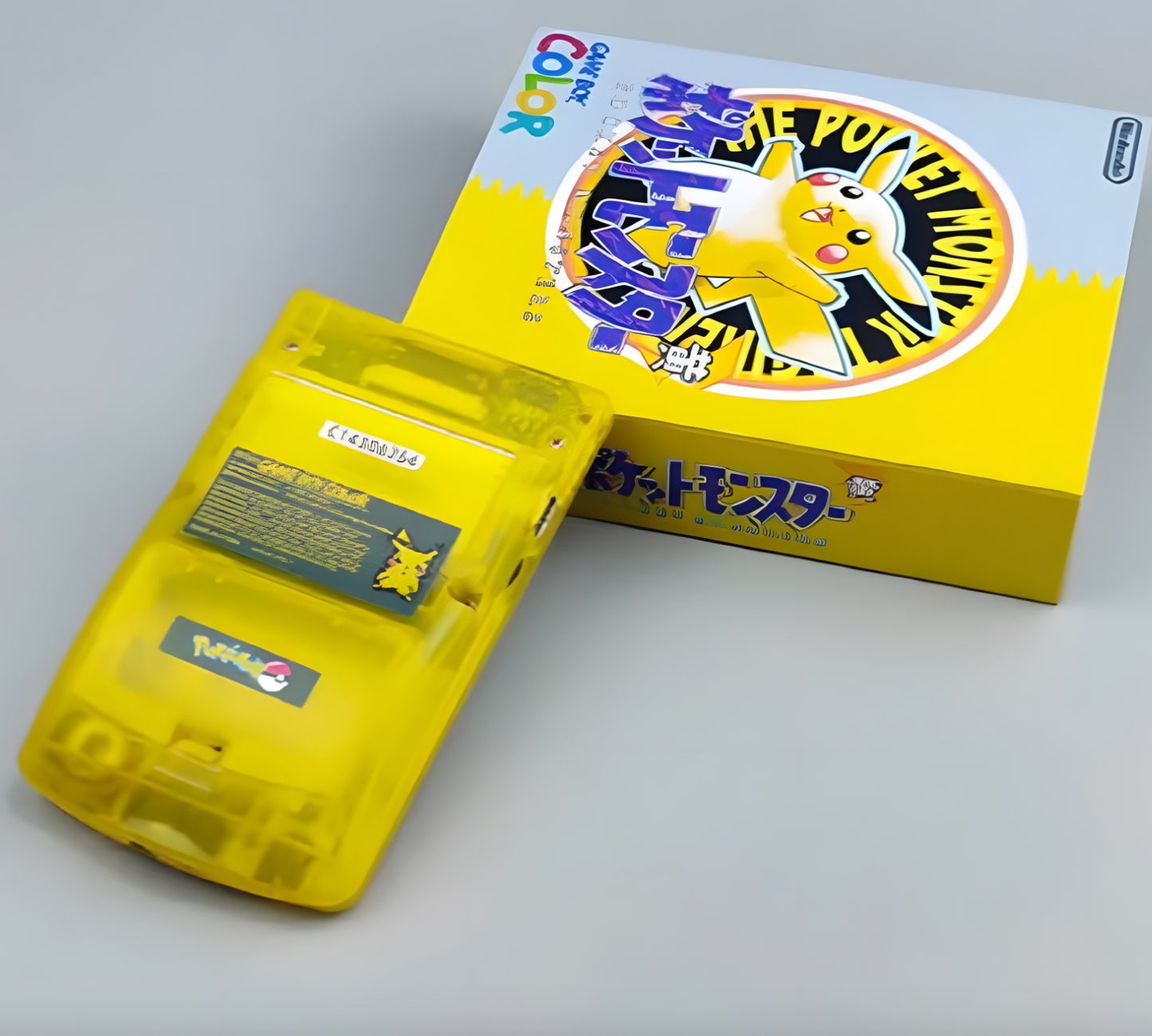 Nintendo Gameboy Color Pikachu Custom Shell