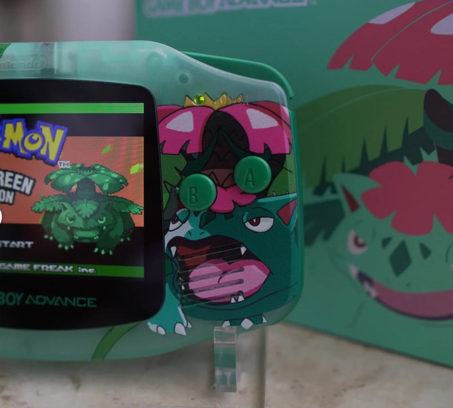 Nintendo Gameboy Advance Venasaur Shell