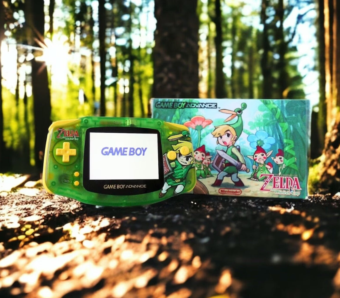 Game Boy Advance Zelda Shell Personalizada