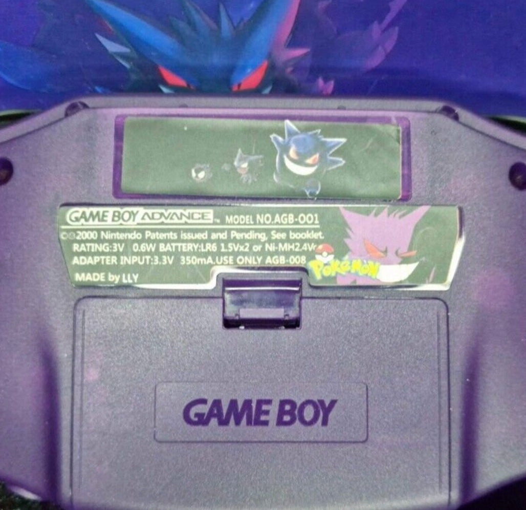 Nintendo Gameboy Advance Gengar Shell