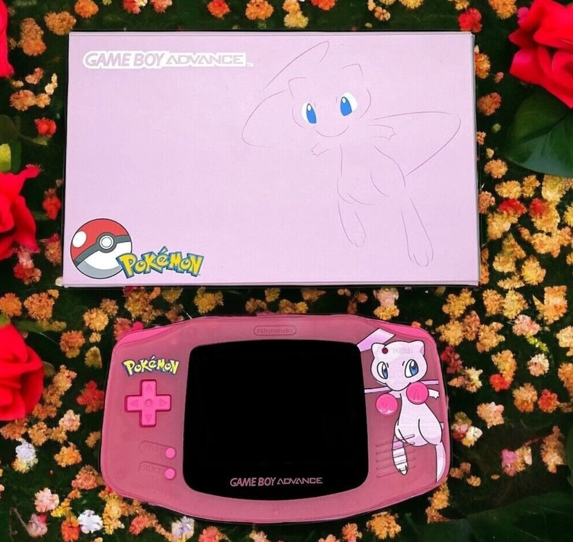 Game Boy Advance Mew custom shell