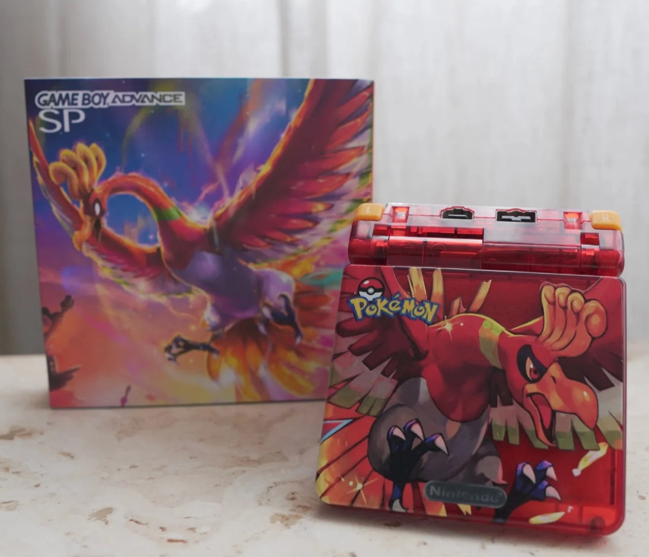 Ho-oh Themen gba shell GBASP exklusive uv kit bildschirm LCD kit für Gameboy advanced sp hintergrundbeleuchtung LCD