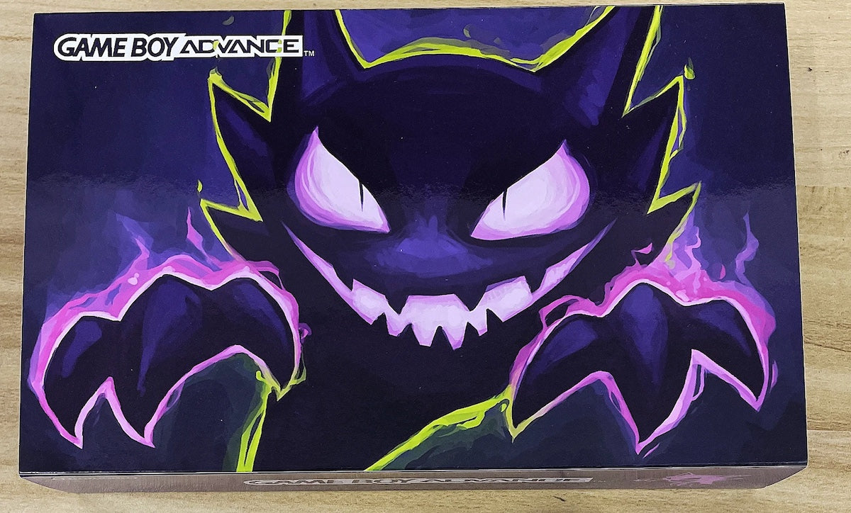 Custom Game Boy Advance Gengar Shell