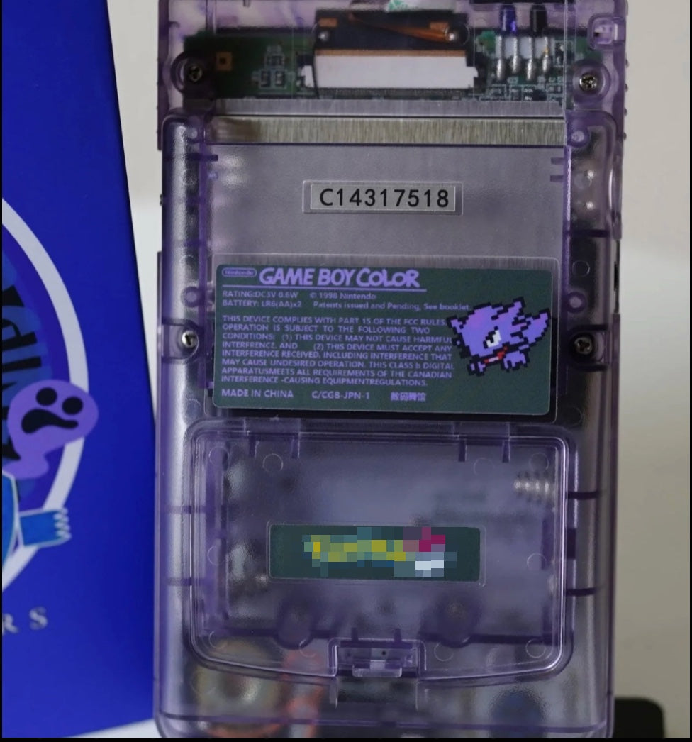 Gengar Game Boy Color Shell