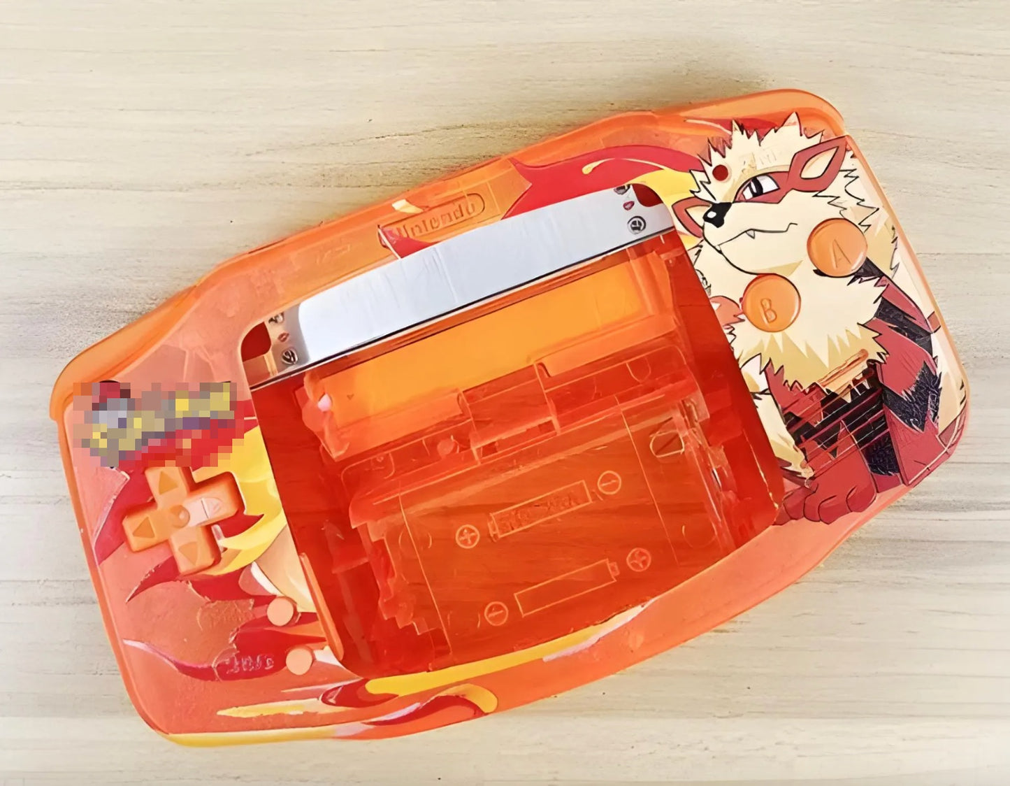 Arcanine Game Boy Advance Shell