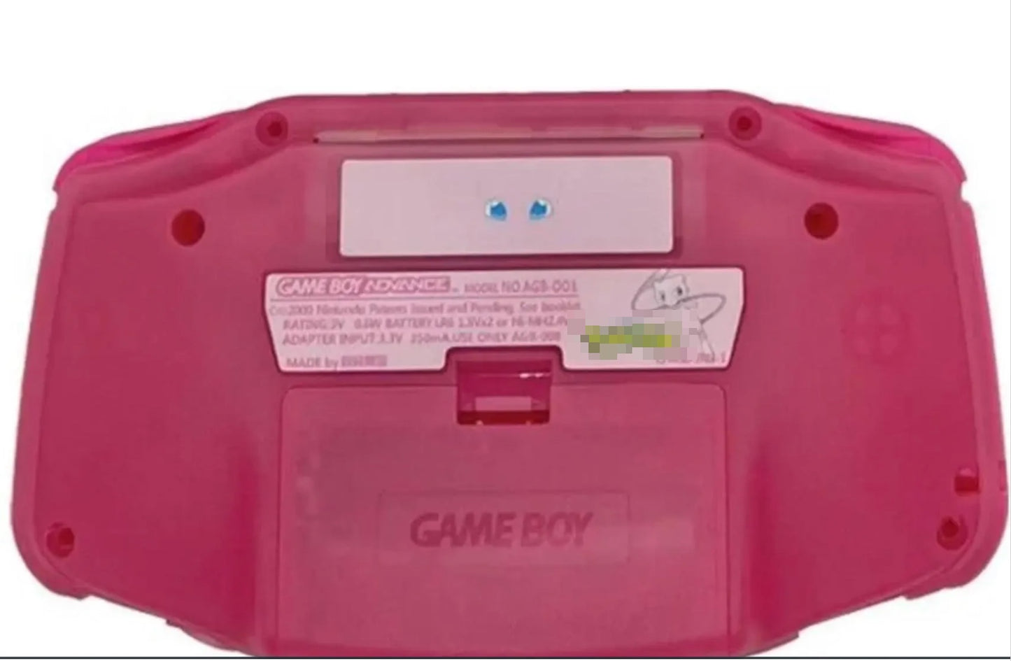 Mew Game Boy Advance Shell