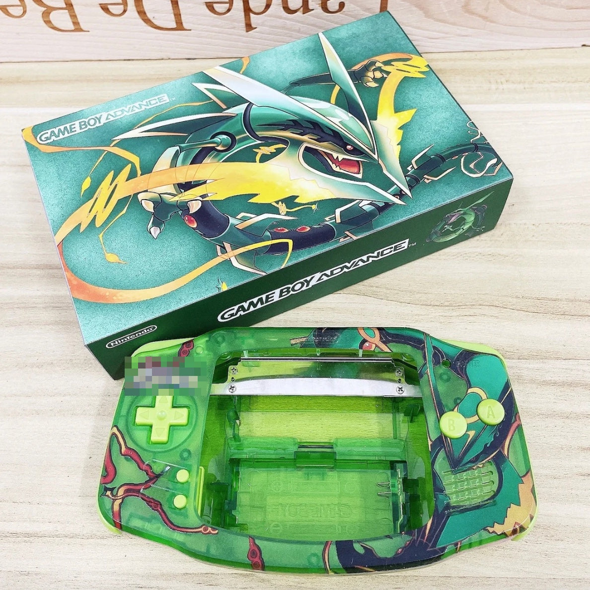 Rayquaza Game Boy Advance Shell