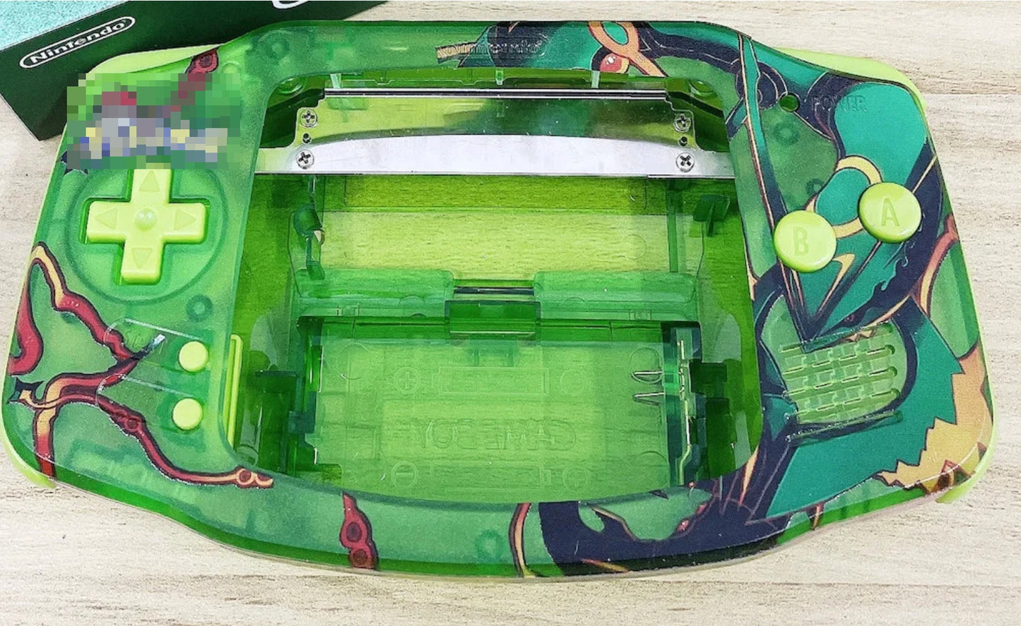 Rayquaza Game Boy Advance Shell