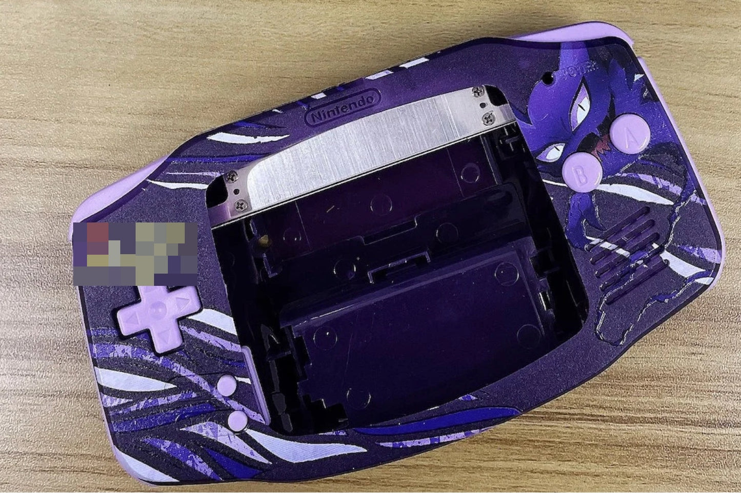 Gengar Game Boy Advance Shell