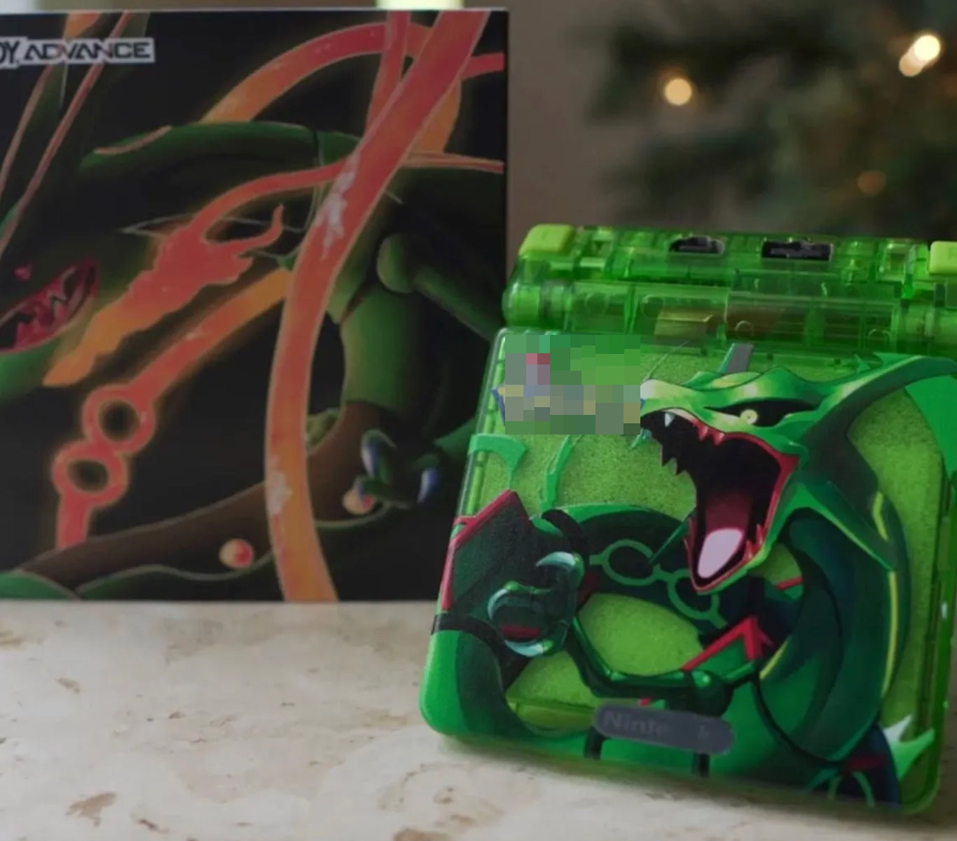 Rayquaza Game Boy Advance SP Shell