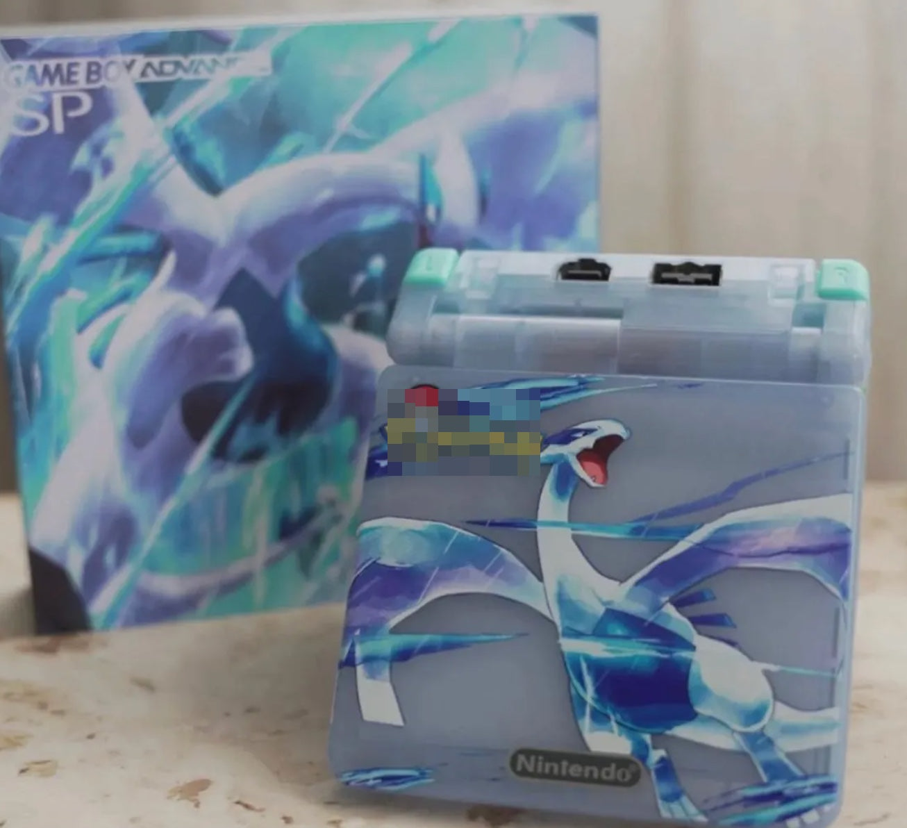 Lugia Game Boy Advance SP Shell