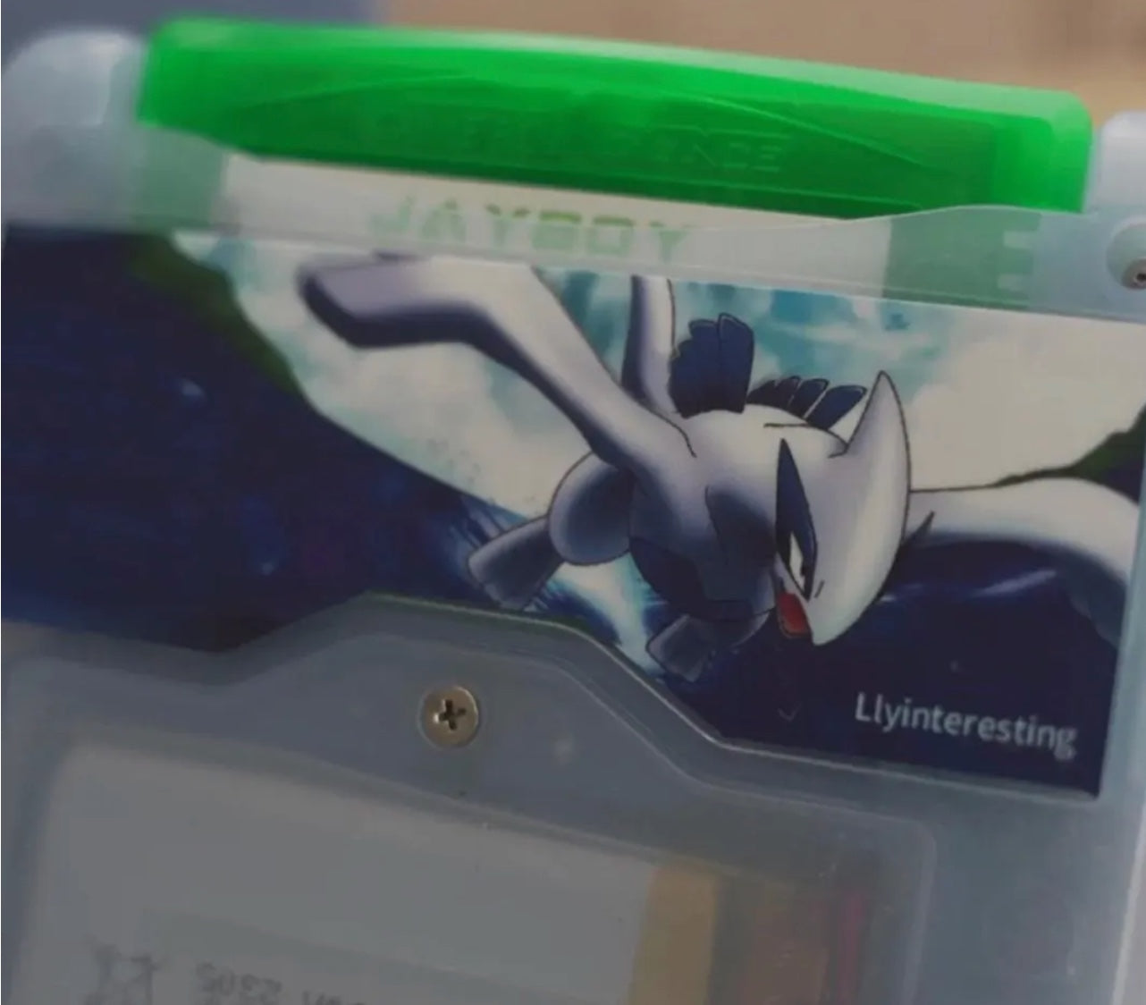 Lugia Game Boy Advance SP Shell