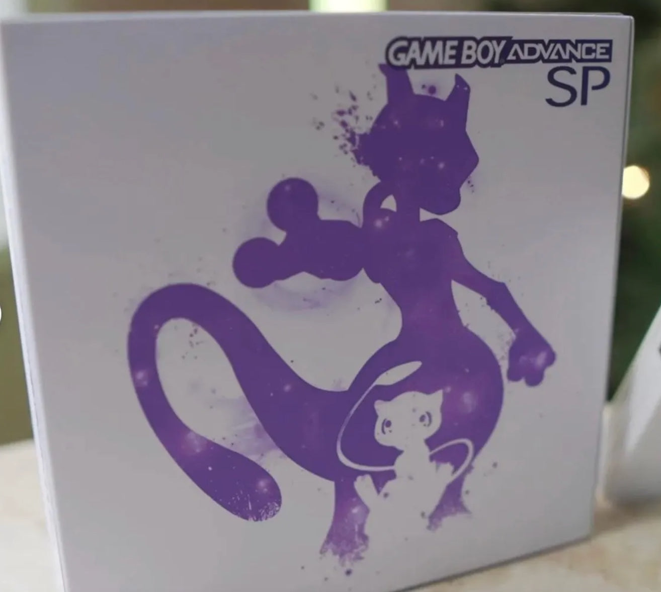 Mew & Mewtwo Game Boy Advance SP Shell