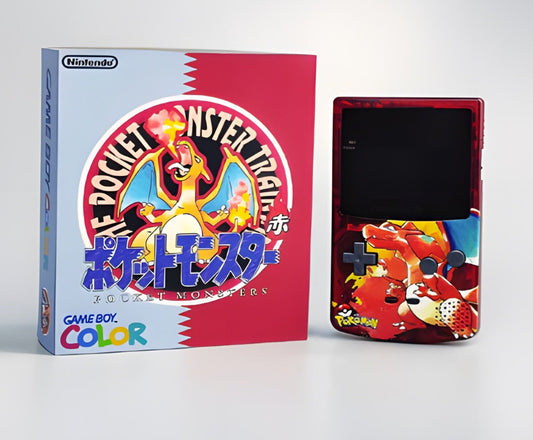 Benutzerdefinierte Charizard-Hülle für Gameboy Color