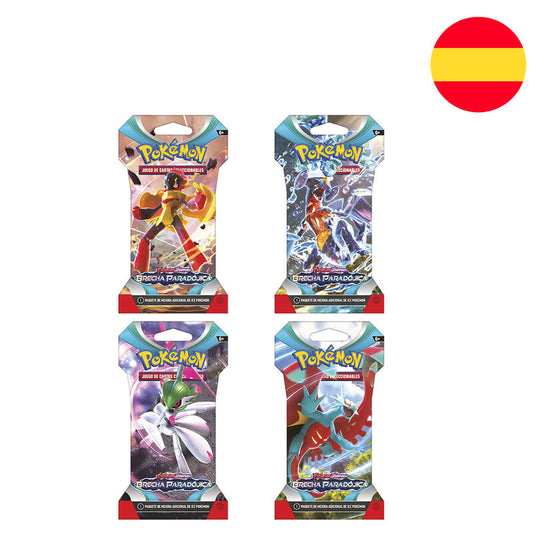 Sobre juego cartas coleccionables Brecha Paradojica Escarlata & Purpura Pokemon surtido español